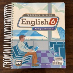 BJU Press English 6 Writing and Grammar Teacher’s Edition 2nd Edition with CD