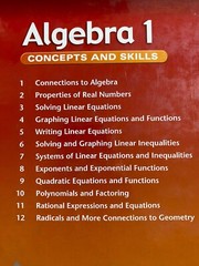 Holt McDougal Algebra 1 Concepts & Skills California Student Edition 2002 Math