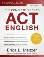 The Complete Guide to ACT English, 3rd Edition by Meltzer, Erica L., Used Goo…
