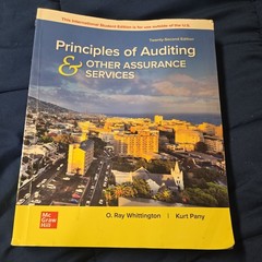 Principles of Auditing & Other Assurance Services
