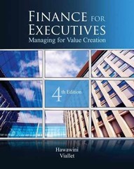 Finance for Executives: – Hardcover, by Hawawini Gabriel; Viallet – Very Good