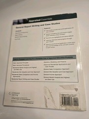 General Report Writing and Case Studies Appraisal Essentials Munizzo & Musial