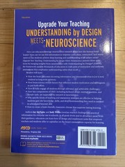 Upgrade Your Teaching : Understanding by Design Meets Neuroscience Jay Mctighe