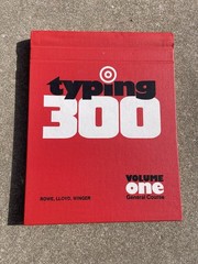 Vintage Gregg Typing 300, Volume 1, 1972 Hardcover Textbook