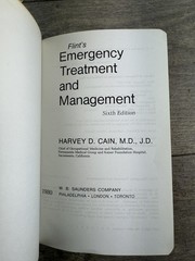 Vintage Flint’s Emergency Treatment Management Book 1980 Cain Medical Hardcover