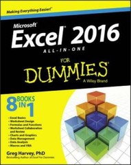 Excel 2016 All-in-One For Dummies (For Dummies (Computer/Tech)) – GOOD
