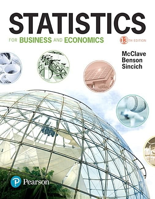 Statistics for Business and Economics by McClave