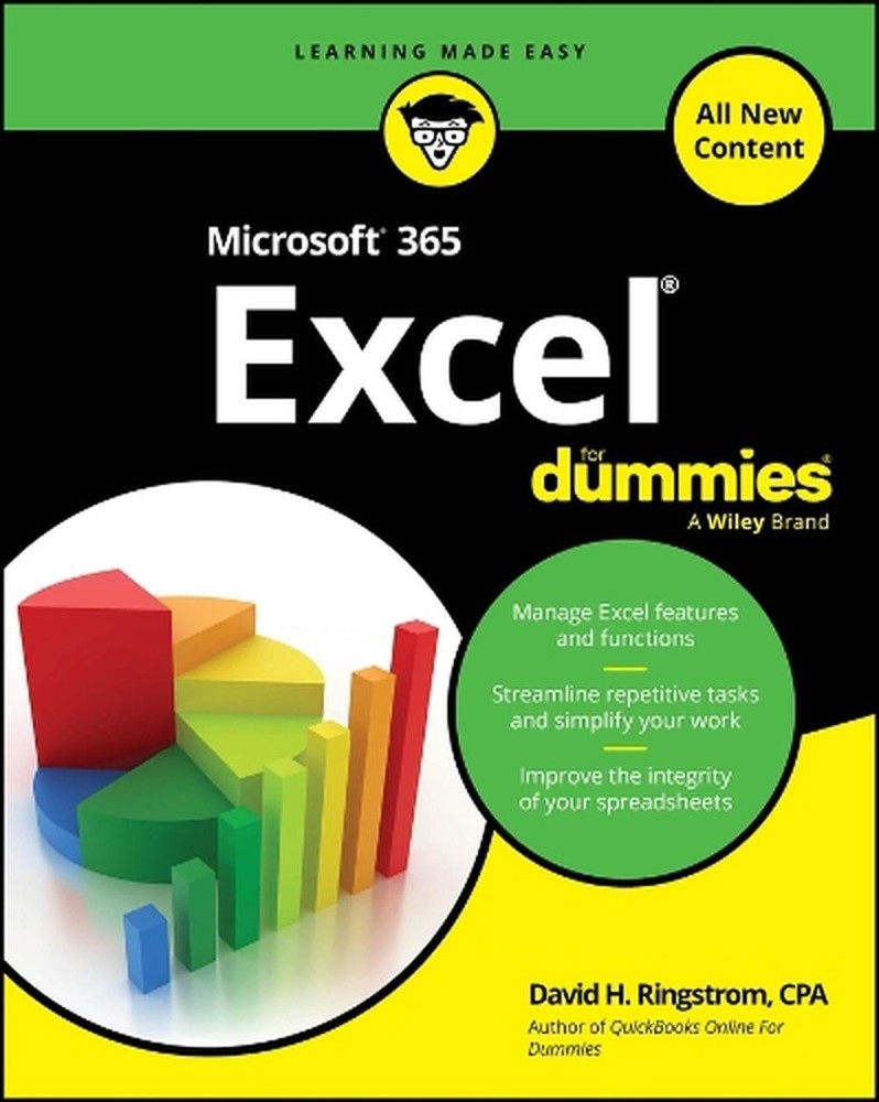 Microsoft 365 Excel For Dummies by David H. Ringstrom Paperback Book