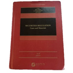 438-EBOOK ACCESS CODE ONLY Securities Regulation Cases and Materials 10th ed.