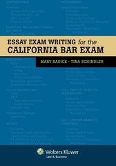 Essay Exam Writing for the California Bar Exam