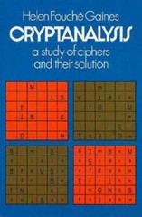Cryptanalysis: A Study of Ciphers and Their Solution – Paperback – GOOD